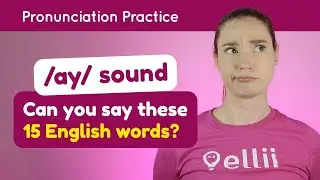 Practicing /ɑy/ – English Pronunciation Lesson (Part 2)