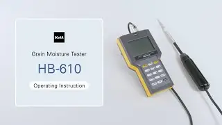 Kett | Grain moisture tester HB-610 | Tutorial