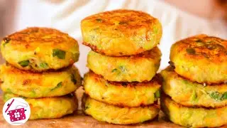 Кабачки с картошкой вкуснее мяса! Просто натрите 1 кабачок! Простой рецепт кабачков!