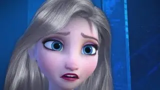 Elsa with long hair