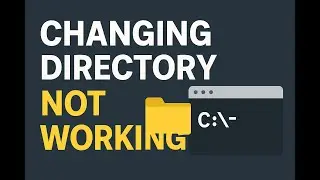 Changing directory in command prompt in windows 4 ways