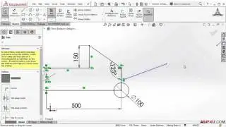 001 Trim sketch entities in solidworks