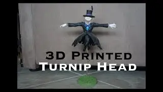 3D Printing and Painting Turnip Head from Howl's Moving Castle