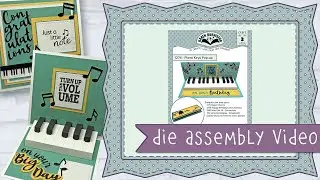 Karen Burniston Die 1274 Piano Keys Pop-up Assembly