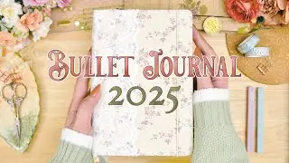 2025 BULLET JOURNAL SETUP • My Bullet Journal Spreads for the New Year! 🌹& Giveaway!