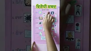 ਵਿਰੋਧੀ ਸ਼ਬਦ in Punjabi | Opposite Words in Punjabi #antonyms #punjabiactivity #ਵਿਰੋਧੀ ਸ਼ਬਦ #shorts