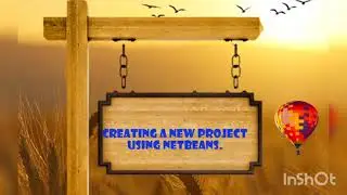 Creating new project using NetBeans.