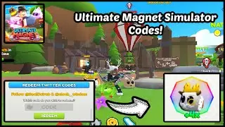 NEW CODES in Ultimate Magnet Simulator!!