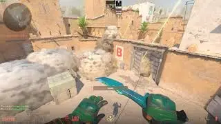 Counter strike 2 Dust2 B side all fast smoke