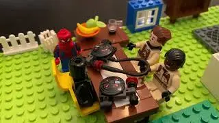 ZOMBIE ATTACK!   Grandson & Mimi Play With Legos