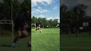 Dribbling and Finishing Drill #soccerdrills #soccertraining #soccer #footballer #futbol #explore