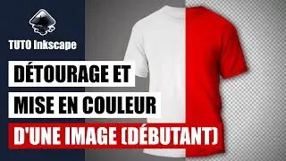 Tuto inkscape : détourage et mise en couleur d'une image (exemple avec un t-shirt - débutant)