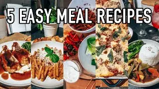 5 RECIPES FOR DINNER | EASY AUTUMNAL MEAL IDEAS | VEGETARIAN WEEKNIGHT MEALS