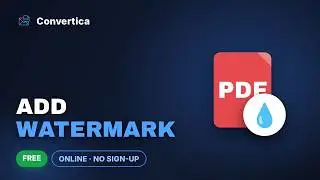 How to Add a Watermark to a PDF (Free, Online, No Sign-Up) | Convertica