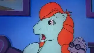 The little ponies start a pillow fight and then Sweethart’s mother catches them doing it
