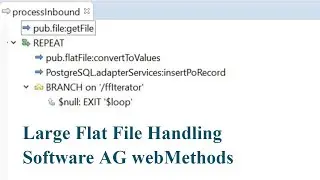 Large Flat File Handling in Software AG webMethods
