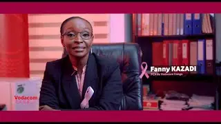 Octobre Rose | Dépistage | Non au Cancer du sein | Message de la PCA de Vodacom Congo |
