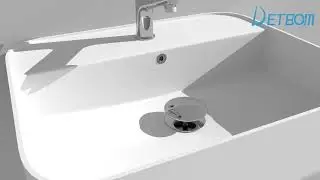How to install a sink drain reference DPX002CP