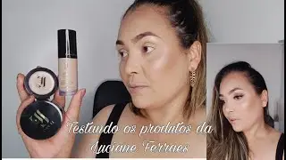 Testando a base e o Pó da Lu Ferrais