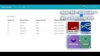 Node RED UIBuilder   Part 3    Auto Table with Pagination