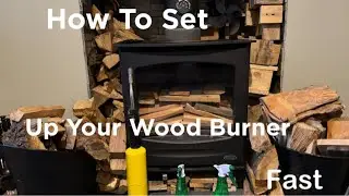 How to clean and reset up your woodburning stove, rapid video