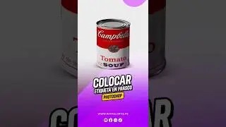 Colocar etiqueta en frasco con 