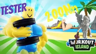 Reaching 200Nn strength💪🏻 on Get Huge Simulator  🏝| Getting Tester Rank👩‍💻