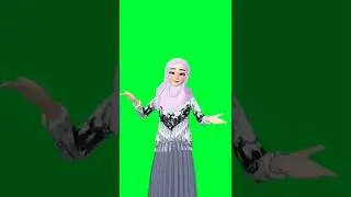 Greenscreen  guru cantik menjelaskan 