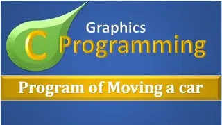 Program of Moving a car using 🚕🚓🚗 Using C programming Language ll C graphics programming