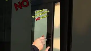 Como Ajustar el CIERRE de una Corredera #short