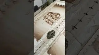 резные нарды ручной работы. трактора. внутрянка. осталось покрыть лаком