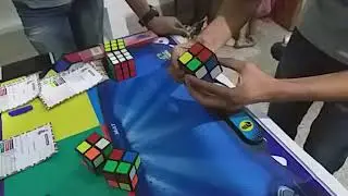 My first rubik's cube competition in indian cube association bhopal