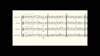 Mambo Jambo for Saxophone quartet.