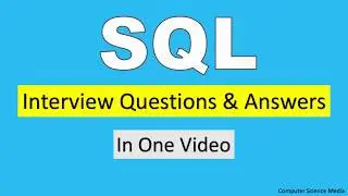 SQL Interview Questions And answers | Important SQL Queries