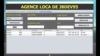 TUTO JAVA : Gestion de location de voiture + base de donnée   