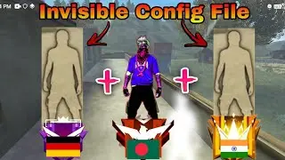 Free Fire Enemy Invisible Config File & Free Fire New Config File || After Update File ⚡100% Working