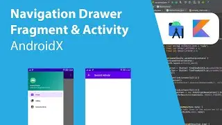 Navigation Drawer with Fragment & Activity in Android Studio (AndroidX - Kotlin)