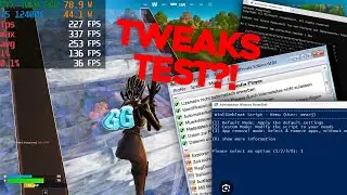 does tweaking actually work? pt.1 fps test RTX 4060 i5 12400f #tweaking