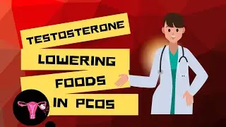 TESTOSTERONE LOWERING FOODS IN PCOS #hormonalimbalance #testosterone #pcos #infertility #health