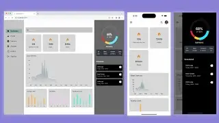🔴 Building a Fitness App Responsive Dashboard UI with Flutter | Devhubspot