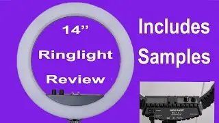 Neewer Ring light review including samples + product photography
