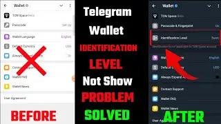 Telegram Wallet Identification Level Not Showing | Telegram Wallet KYC Option Not Showing