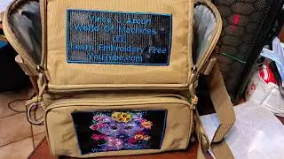 Brother PE900 sewing a custom embroidery