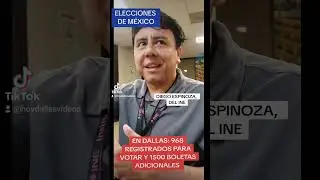 Responde el INE a denuncias de electores en #dallas