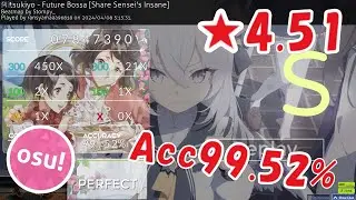 [Osu!] ブルーアーカイブ -Blue Archive- - Mitsukiyo - Future Bossa [Share Sensei's Insane]