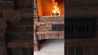 Барбекю комплекс в Нео-Русском стиле из кирпича ручной формовки