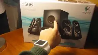 Logitech z506 speaker Unboxing