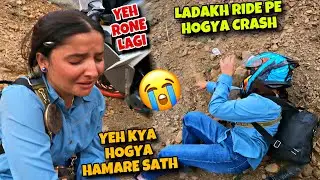 Varsha Ka Crash Hogya Ladakh Ma 😳Yeh Rone lagi 😰 Kismat He Kharab Hai Hamare | Ladakh Ep 4 Kawa h2r