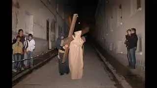 Procesión de la Merced o del Silencio por las calles de Tarazona, marzo 2008
