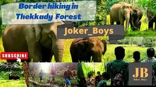 Border hiking in thekkady forest - தேக்கடி சுற்றுலா தலங்கள்😍💯⁉️#joker_boys #vlog #hiking #travelvlog